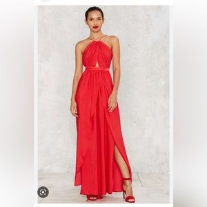 The Jetset Diaries red lotus maxi